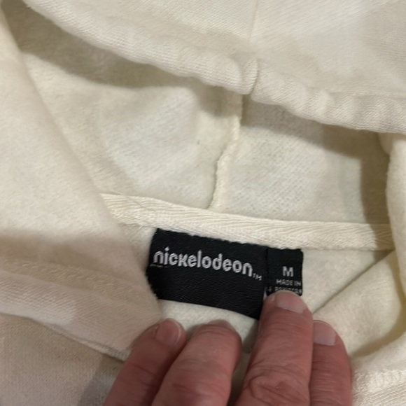 Nickelodeon SpongeBob Cream Hoodie Characters graphics Medium - Picture 4 of 9